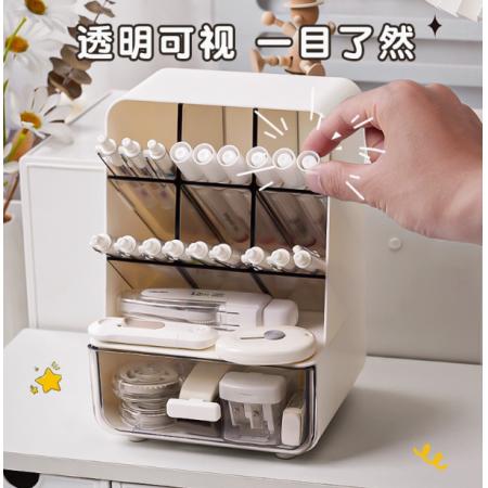 得力斜插式笔筒PK133