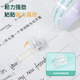 得力（deli） 学生文具胶带 小卷胶带 透明彩色窄胶布 办公用品 30013(12mm*18y 12卷)